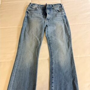 MOTHER Light Blue Flare Jeans